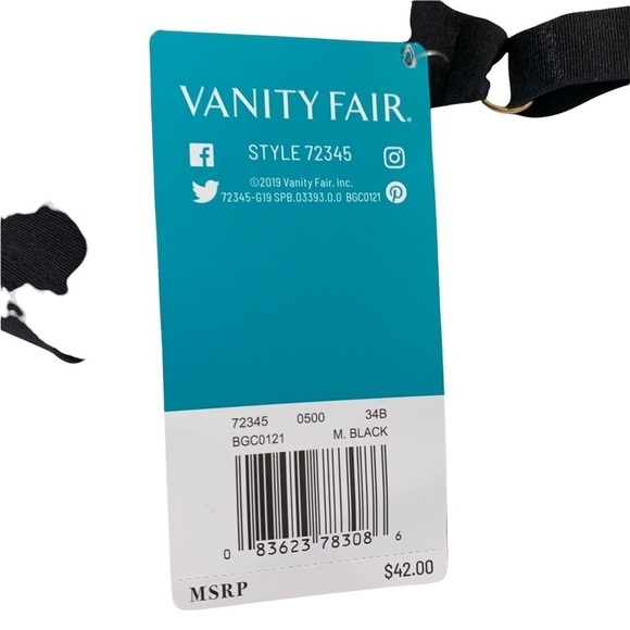 Vanity Fair NWT Beauty Back 4 Way Stretch Support Without Wire Size 34B - Picture 11 of 11